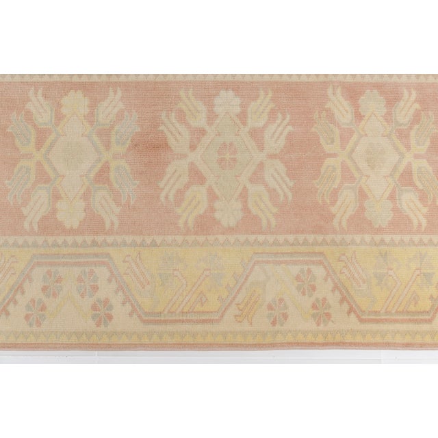 Textile 1950s Hand-Knotted Wool Runner for Hallway, Kitchen For Sale - Image 7 of 11