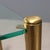 Brass Coffee Table with Glass Top, 1970s For Sale - Image 5 of 10