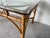 Vintage Dal Vera Italian Rattan & Bamboo Rectangular Dining Table With Glass Top For Sale - Image 9 of 16