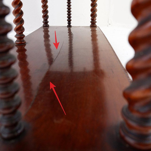 Spool-Style Bobbin Bookcase For Sale - Image 14 of 16