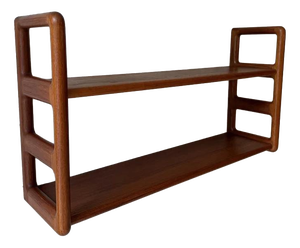 Danish Teak Wall Rack from Dyrlund, 1960s