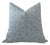 Thatched Performance Pillow Cover in Aqua For Sale