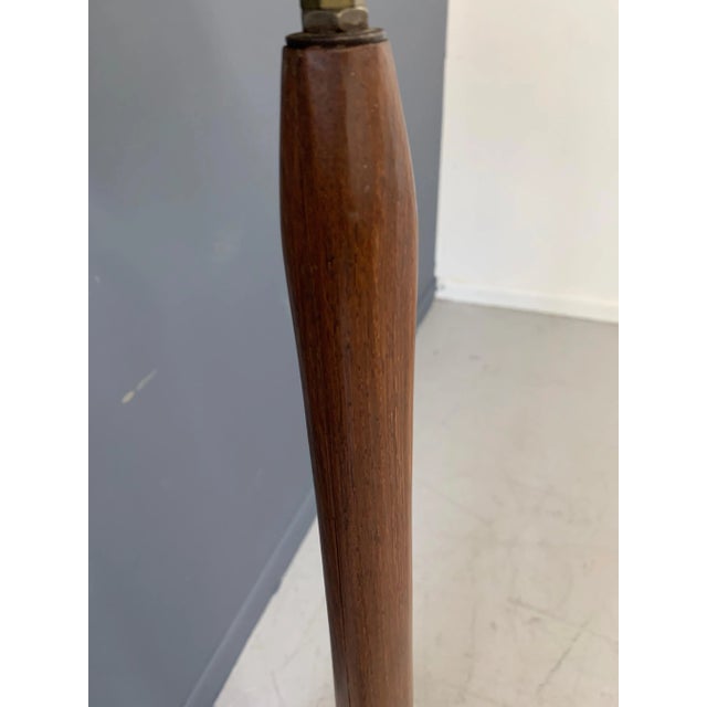 Mid-Century Modern Walnut Studio Hand Carved Floor Lamp in the Style of Phillip Lloyd Powell For Sale - Image 3 of 10