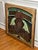19th Century Stained Glass Window With Painted Angel Portrait in Original Frame For Sale - Image 15 of 17