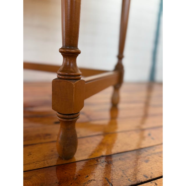 Mid 20th Century Vintage Pennsylvania House Corner Desk With Bookcase/Hutch For Sale - Image 5 of 10