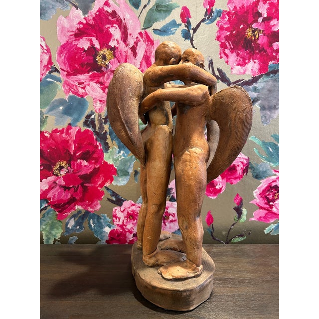 Two Angels Sculpture For Sale In Phoenix - Image 6 of 6