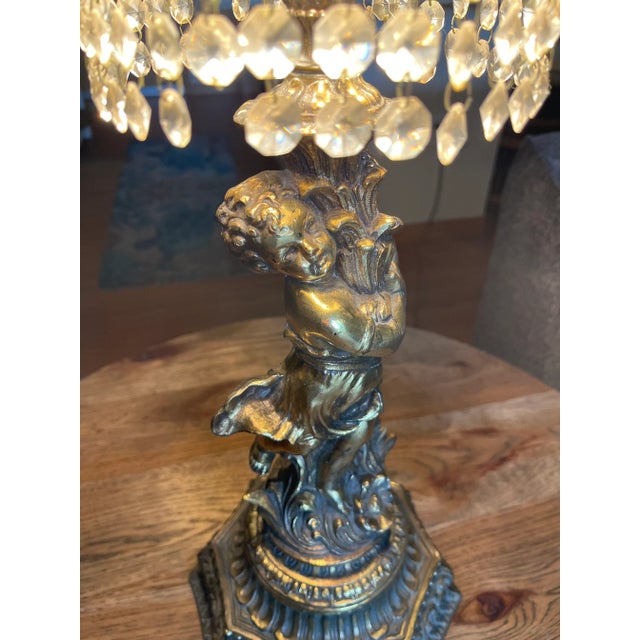 1930s Hollywood Regency Vintage Antique Lamp For Sale - Image 4 of 7