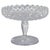 1930s Faceted Compote in Clear Crystal Glass with Star-Patterned Rim, 1930s For Sale - Image 5 of 5