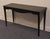 CENTURY FURNITURE Contemporary Modern Farmhouse Style 56" Black Painted Accent Sofa / Console Table 4174S 32" High 56"...