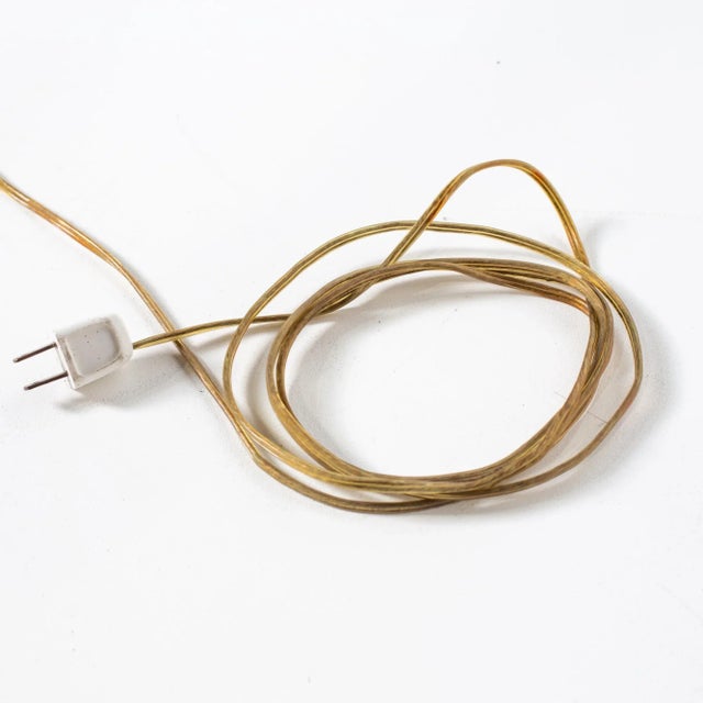 Gold Painted Floor Lamp For Sale In Chicago - Image 6 of 7