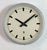 Metal Industrial Grey Wall Clock from GW, East Germany, 1960s For Sale - Image 7 of 18