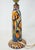 Here is an antique Jules Verlingue small hand painted earthenware table lamp decorated with iris flowers and greenery in...