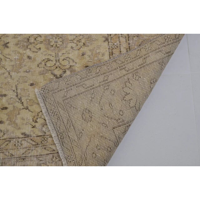 1950s Authentic Vintage Turkish Rug in Muted Tones For Sale - Image 5 of 10