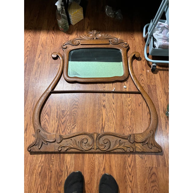 1895 Museum-Quality Quarter-Sawn Tiger Oak 4-Piece Bedroom Suite – Documented Provenance For Sale - Image 11 of 17