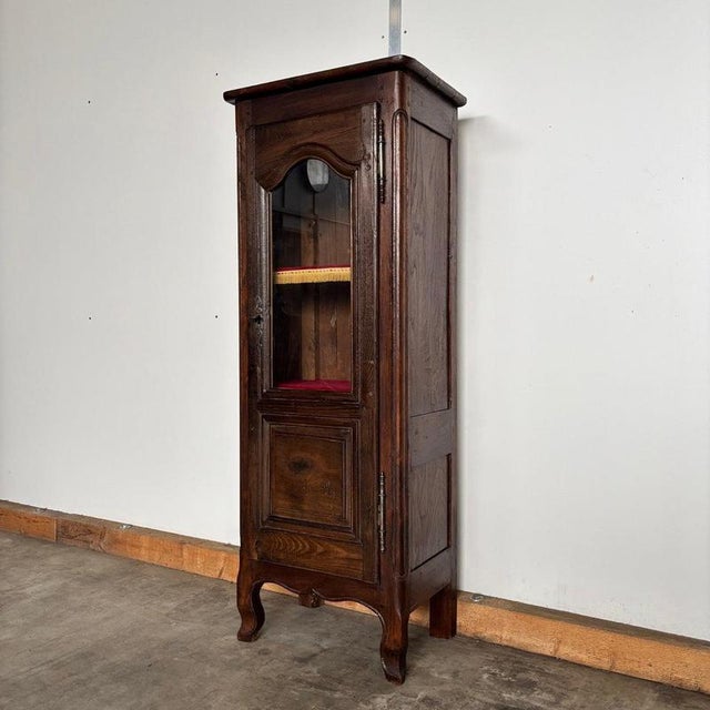 Antique French Country Oak Display Cabinet, 1780s For Sale - Image 4 of 15