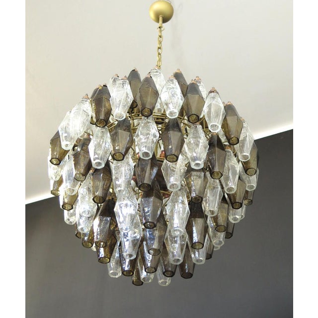 1990s Spherical Murano Poliedri Candelier, 1990 For Sale - Image 5 of 15