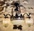 Venetian Wrought Iron and Murano Glass Grape-Cluster Wall Sconces, Italy, 1940s, Set of 2 For Sale - Image 4 of 11