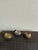 Super cute and charming mini trio of mid‑century ceramic quail, crafted in warm speckled earth‑tone glazes typical of...