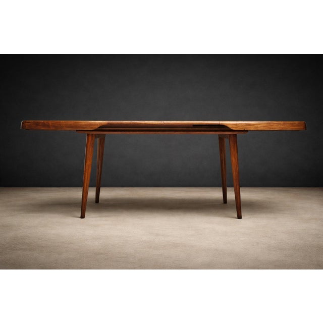 3 in 1 Extendable Dining Table in Caviuna Wood by Carlo Hauner & Martin Eisler, Brazil, 1950s - Lot 18 For Sale - Image 13 of 15
