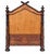 French Victorian Carved Pine Faux Bamboo Daybed or Twin Headboards For Sale - Image 4 of 5