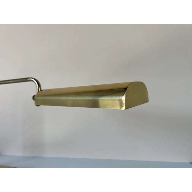 Vintage Jim Bindman Brass Extendable Arm Desk Lamp/ Sold For Sale - Image 9 of 12