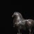 Bronze Vintage Gilt Bronze Tang-Style Horse Figure – Scholar's Desk Ornament For Sale - Image 8 of 9