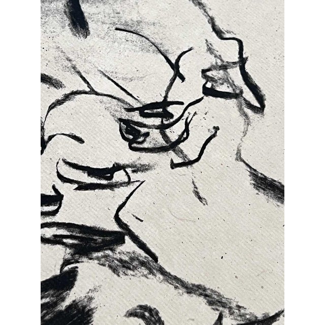 1980s Willem De Kooning Lithograph Original, Ltd.EDITION "How to Get There" W/Frame For Sale - Image 5 of 5