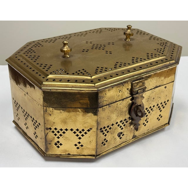 Vintage Extra Large Brass Cricket Box* For Sale In Kansas City - Image 6 of 9