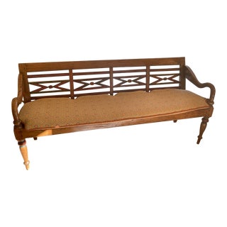 ABC Carpet & Home Indonesian Teak Bench For Sale