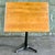 Beautiful antique drafting table with a heavy cast iron pedestal base. The solid maple top has been restored; sanded up to...