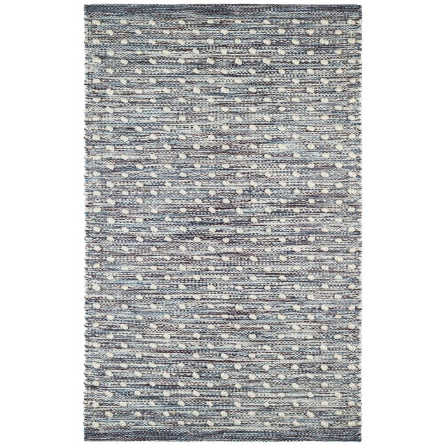 Dash & Albert by Annie Selke Hobnail Blue Indoor/Outdoor Rug, 6' x 9' For Sale In Boston - Image 6 of 6