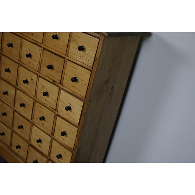 Vintage Dutch Pine Apothecary Cabinet, 1950s For Sale - Image 9 of 12