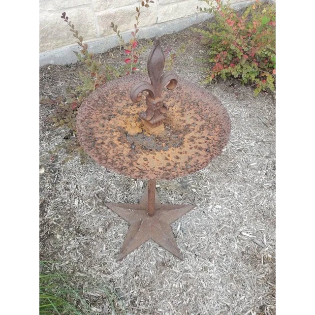 Antique Architectural Salvaged Ironwork Garden Ornament For Sale In Dallas - Image 6 of 11