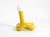Pop Art Yellow Table Lamp with Plastic Tubing by Wavin, 1970s For Sale - Image 4 of 18