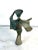 Metal 1950s Brutalist Bronze Finish Cast Iron Figures of Japanese Geishas Statuettes - Set of 3 For Sale - Image 7 of 10