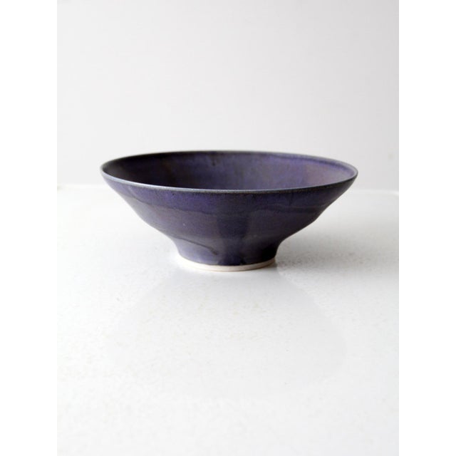 Vintage Studio Pottery Bowl For Sale - Image 9 of 9