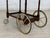 Mid-Century Serving Trolley in Wood with Fold-Out Shelves For Sale - Image 5 of 8