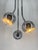Space Age Chrome-Plated 3-Light Ceiling Lamp, Italy, 1980s For Sale - Image 4 of 18