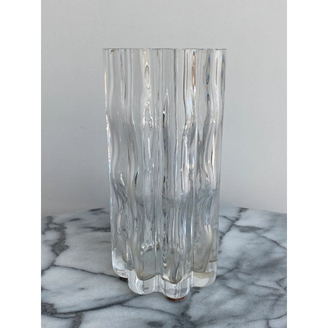 Mid-Century Modern Swedish Art Glass Vase For Sale - Image 12 of 13