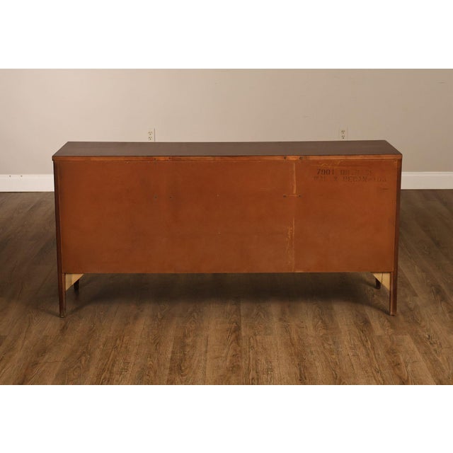 Kent Coffey Perspecta Mid Century Modern Walnut 9 Drawer Dresser For Sale - Image 16 of 18