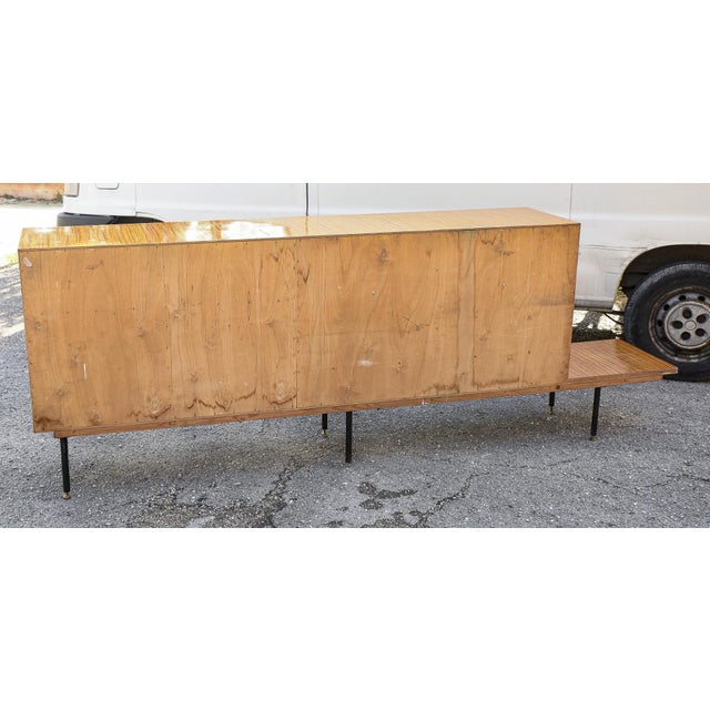 Black Sideboard with Flap Door, Italy, 1960s For Sale - Image 8 of 10