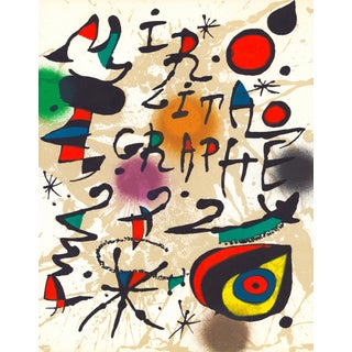 Joan Miró Litógrafo III 1978 Lithograph Cover For Sale