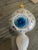 Traditional Vintage European Glass Christmas Ornament Triple Indented For Sale - Image 3 of 4