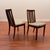 Beautiful set of six vintage dining chairs with afromosia (African teak) frames and cane backs, made in the U.K. by G-Plan...