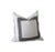 Contemporary Full Bloom Custom-Made Stone Washed Linen Pillow For Sale