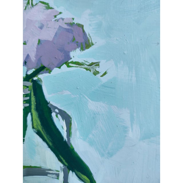 "Resurrection #2" Contemporary Impressionist Style Floral Still Life Acrylic Painting by Linda McDonough For Sale - Image 4 of 11