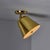 1940s Perforated Brass Conical Ceiling Lamp Attributed to Paavo Tynell For Sale - Image 9 of 14