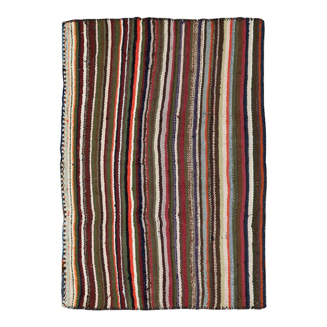 Galerie Shabab Collection Mid-20th Century Persian Flatweave Kilim Rug For Sale