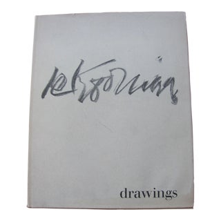 1967 Scarce "De Kooning Drawings" by Willem De Kooning for Walker & Co. 1st Edition Book For Sale