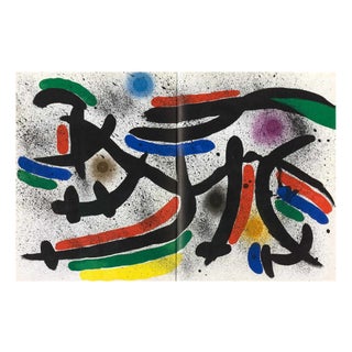 Joan Miró, Litografía original IX, 1972, Lithograph For Sale